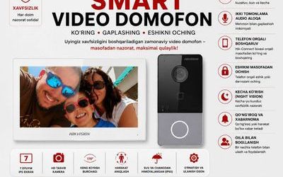 Toshkent shahrida kuzatuv kameralari va domofon o‘rnatish xizmati  Toshkent shahri va Toshkent viloyati bo‘ylab video kuzatuv tizimlari hamda domofonlarni profe